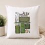 90th Birthday Gift For Gardeners Personalised Cushion, thumbnail 1 of 9