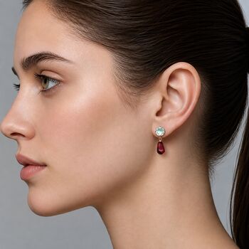 Pomegranate Drop Earrings, 2 of 8