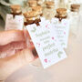 Perfect Matcha Hen Party Favours Personalised Shot Bottle Party Bag Filler, thumbnail 1 of 7