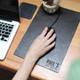 Personalised Home Office Vintage Leather Mouse Pad, thumbnail 2 of 12
