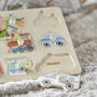 Vehicles Personalised Wooden Puzzle, thumbnail 3 of 9