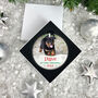 Pet Photo Ceramic Disc Hanging Decoration Bauble + Gift Box, thumbnail 2 of 6