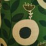 Green Floral Lampshade Handmade Fabric Lamp Shade Table Floor Or Ceiling Pendant, thumbnail 4 of 11