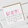 You're The World To Me Grandmother Card, thumbnail 2 of 4