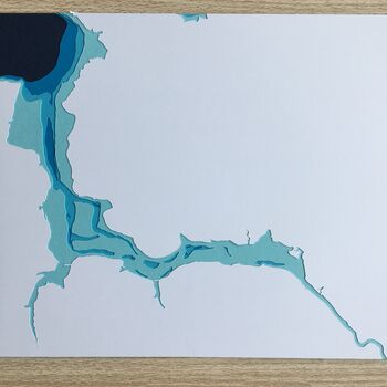 River Camel Padstow Bathymetric Map, 3 of 6