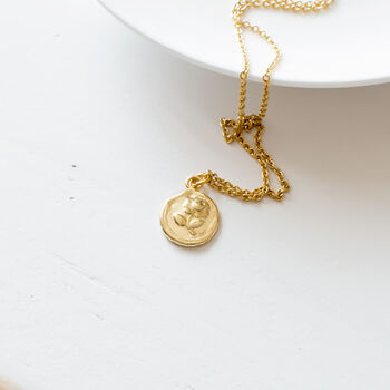 Rose Coin Necklace, 6 of 8