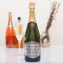 Personalised 30th Birthday Champagne With Pewter Label, thumbnail 1 of 8