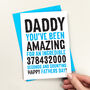 Best Dad In Seconds Father's Day Card Personalised, thumbnail 2 of 4
