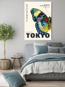Butterfly Tokyo Japan Art Print, 3 of 3