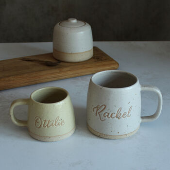 Personalised Flower And Name Large Mug, 7 of 11