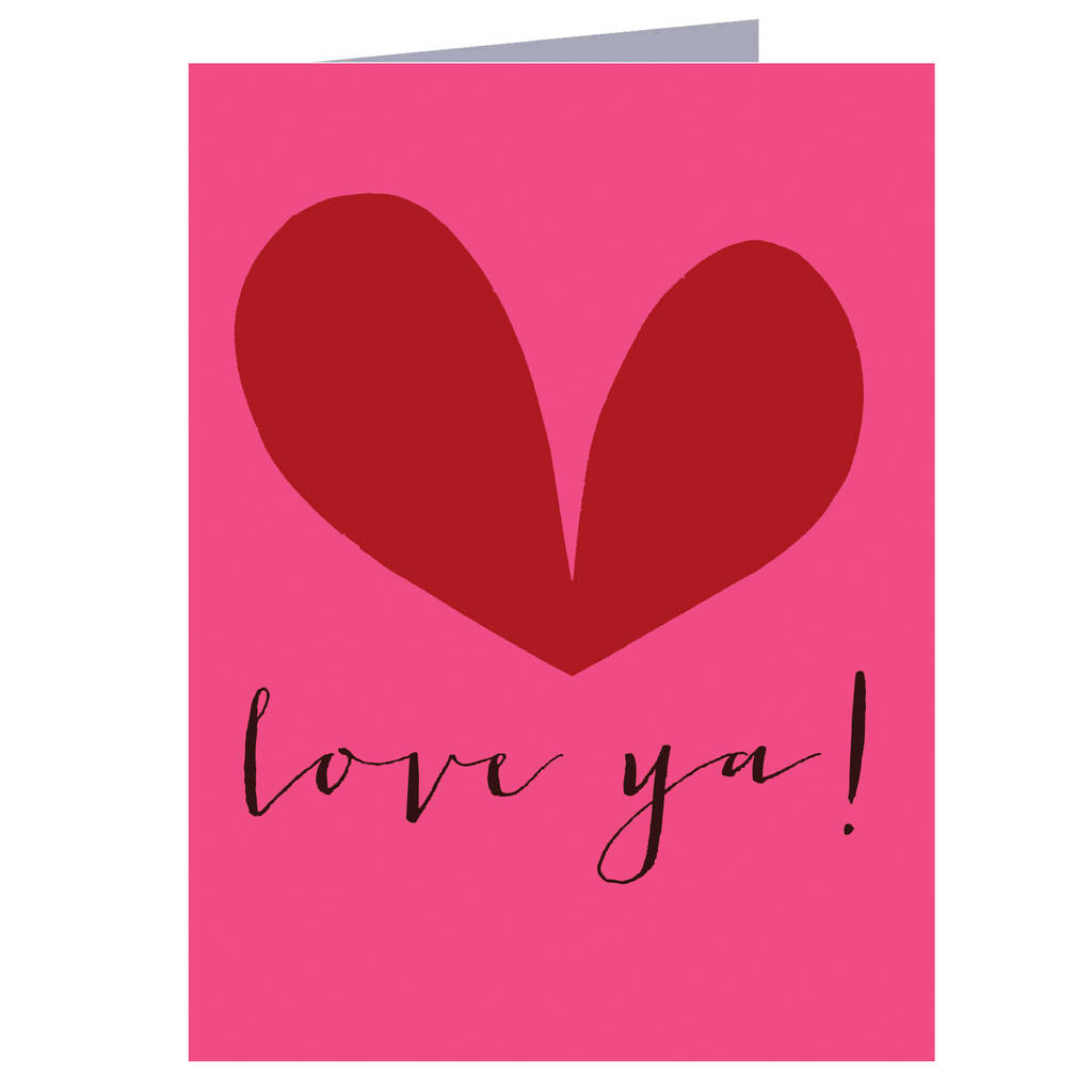 Mini Love Ya! Card By Kali Stileman Publishing