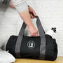 Personalised Holdall With Initials In Circle, thumbnail 1 of 4