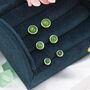 Sterling Silver Natural Jade Stud Earrings, thumbnail 1 of 12