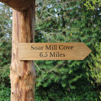 Personalised Directional Fingerpost Sign, 2 of 10