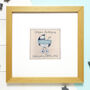 Personalised New Baby Boy Embroidered Picture Gift, thumbnail 7 of 12