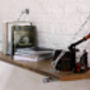 Susie Scaffolding Board Shelf With Brackets And Chains, thumbnail 7 of 9