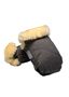 Sheepskin Cuff Pram Hand Mittens, thumbnail 1 of 2