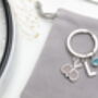 Personalised Tennis Keyring Squash Player Gift, thumbnail 5 of 7