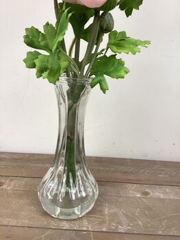 Pale Pink Artificial Silk Ranunculus Mothers Day Gift, 4 of 6