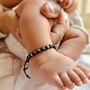 Adjustable Black Beads Nazaria Bracelet For Kids And New Borns, thumbnail 2 of 6