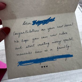 Notecard, Thank You Blank Card Set Of Five, 6 of 6