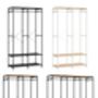 Portable Wardrobe With Hanging Rods And Shelves, thumbnail 12 of 12