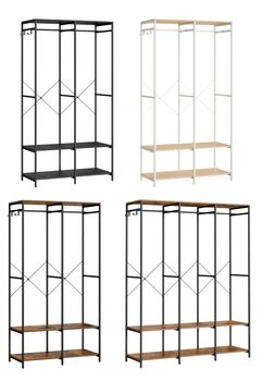 Portable Wardrobe With Hanging Rods And Shelves, 12 of 12