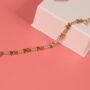 Gemma Xo Crystal Cross Choker Necklace In Gold, thumbnail 2 of 6
