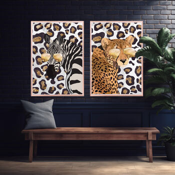 Custom Leopard Print Cheetah Personalised Art, 2 of 8