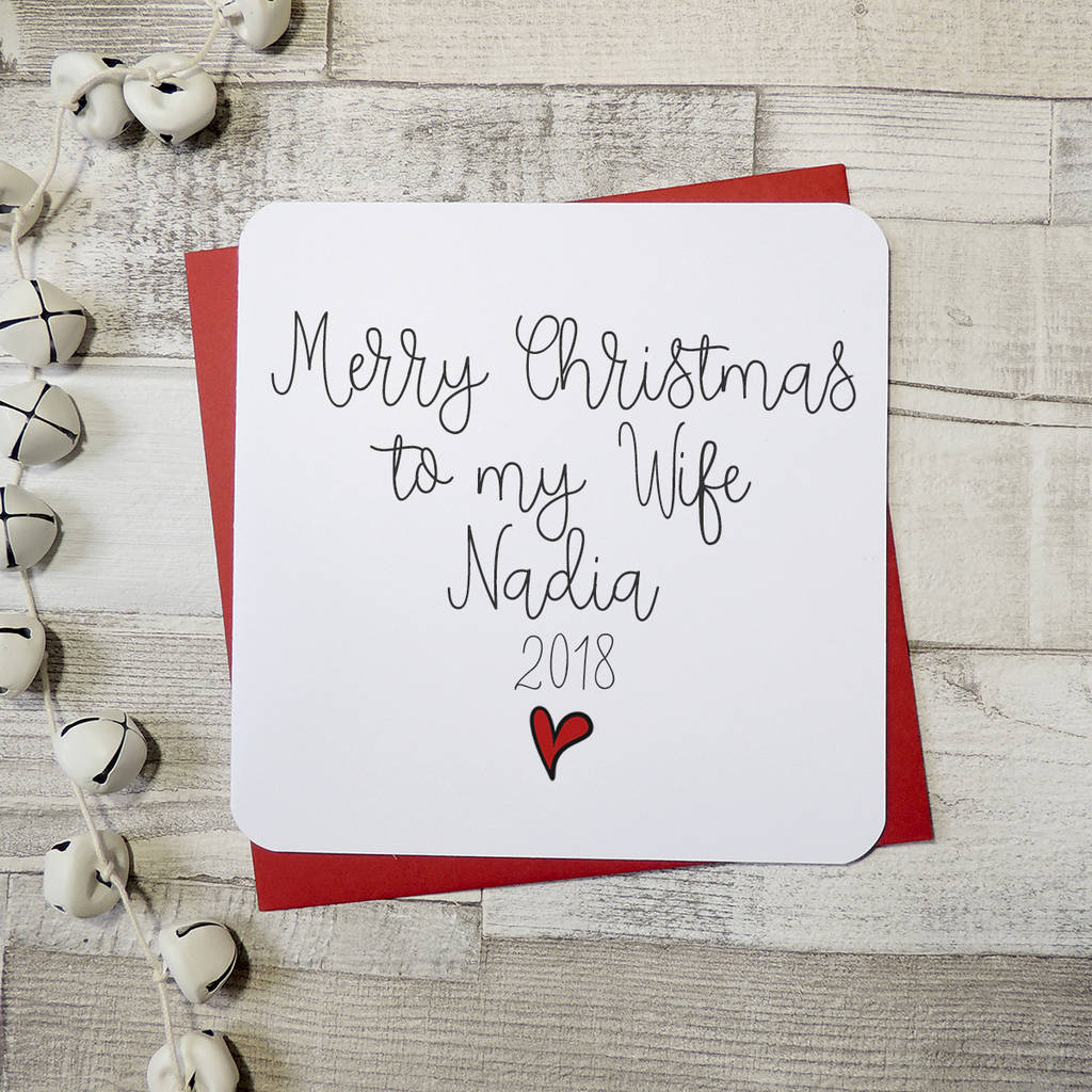 merry-christmas-to-my-wife-personalised-script-card-by-parsy-card-co