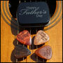 Happy Father's Day Tin With Four Acoustic Guitar Picks, thumbnail 2 of 9