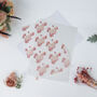 Printed Vellum Pink Flower Paper, thumbnail 6 of 8
