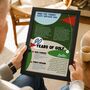 Personalised 90th Birthday Gift Print For Golfers, thumbnail 3 of 8