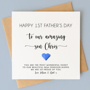 Personalised Father's Day Card For Son, 3 of 7