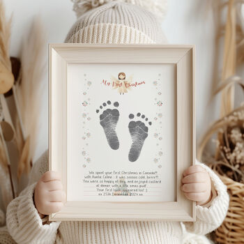 'My First Christmas' Inkless Print Kit Keepsake, 3 of 7