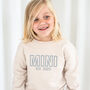 Mini Established Personalised Embroidered Sweatshirt Jumper, thumbnail 5 of 12