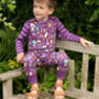 Purple Science Dungarees | Baby + Toddler, thumbnail 3 of 11