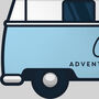 Personalised Campervan Wall Sticker For The Home, thumbnail 3 of 4