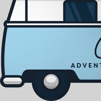 Personalised Campervan Wall Sticker For The Home, 3 of 4