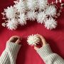 Paper Christmas Spiky Bauble Decoration, thumbnail 4 of 4