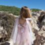 Athena ~ Blush Pink Party Or Flower Girl Dress, thumbnail 4 of 4