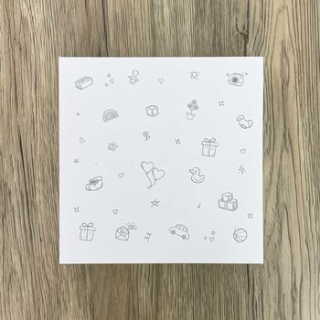 Baby Hand Or Foot Print Impression Kit New Baby Or Baby Shower Gift, 9 of 12