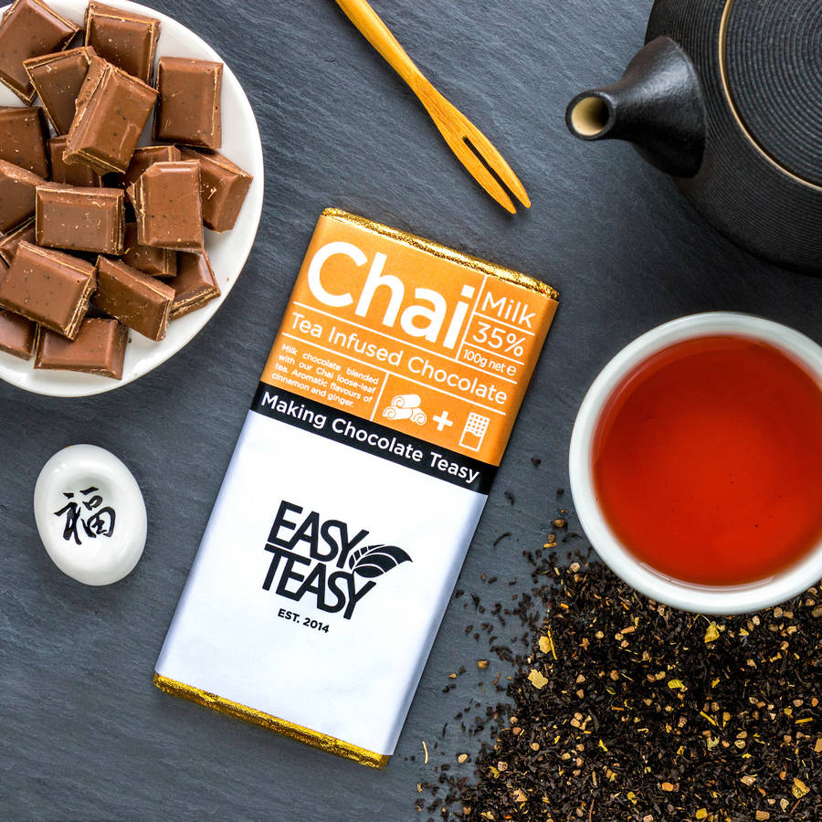 Chai Infused Milk Chocolate By Easy Teasy