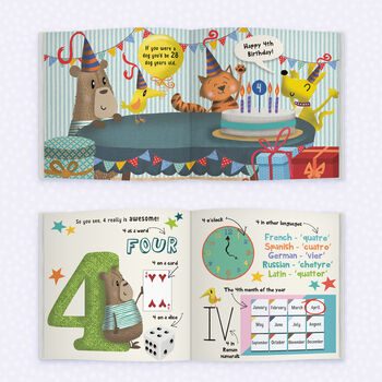 Wow You're Four! A Birthday Book You Can Send As A Card, 11 of 12