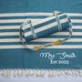 Personalised Cotton Beach Towel, Congratulation Gifts For Her, thumbnail 6 of 9