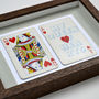 Queen Of Hearts Vintage Playing Card Print, thumbnail 5 of 6