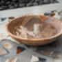 Rainbow Sandstone Birdbath Bowl, thumbnail 3 of 5