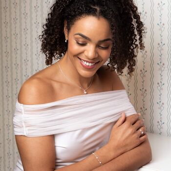 Sterling Silver And Freshwater Pearl Drop Earrings, 6 of 6