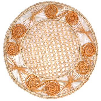 Orange Spiral Placemats Set Of Four, 2 of 6