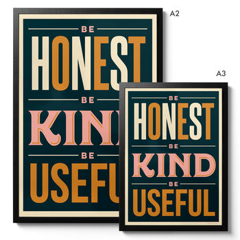 Be Honest, Be Kind Giclée Print, 7 of 7